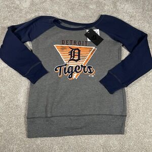 Detroit Tigers Sweater Let Loose MLB Youth‎ Medium Baseball Gray